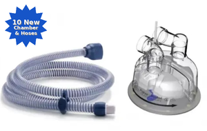 lot 19 image: MSRP $1500 NEW 1 Case (10 each) Fisher &amp Paykel Healthcare 900PT561 F&ampP Airvo 2 Heated Breathing Tube and Chamber Kit