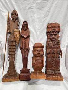 lot 226 image: Set of 4 Don Quixte Figures