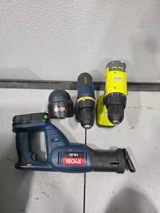 lot 240 image: Lot of Ryobi Power Tools