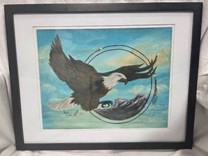 lot 261 image: American Eagle Painting