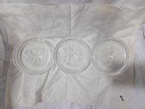 lot 272 image: Glass Coasters - Set of 3