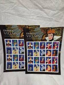 lot 286 image: Disney Villains Forever Stamps