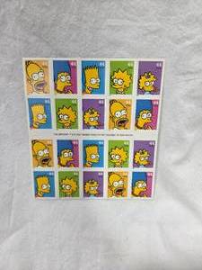lot 289 image: Simpsons Stamps