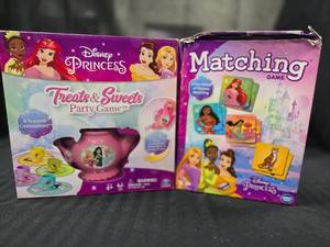 lot 11 image: Disney Princess Treats and Sweets Party Game    Princess matching game