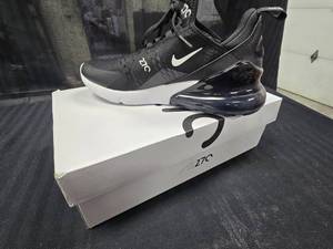 lot 48 image: New Nike Air Max 270 Black Shoes Size 8