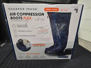 lot 57 image: Sharper Image Compression Boots Size LG - XL 59 to 63