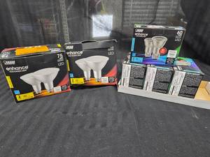 lot 74 image: 2 Boxes 75W LED Light Bulbs and 4 Boxes 60W LED Bulbs Vivid Natural Light