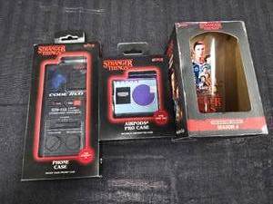 lot 129 image: Stranger Things iPhone 17 Phone Case, Airpods Pro Case and Collector Cup