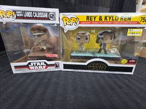 lot 181 image: Pop Star Wars, Lando Calrissian, Rey & Kylo Ren