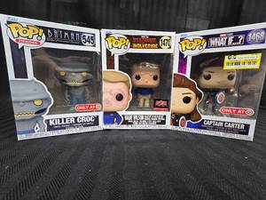 lot 184 image: Pop Deadpool Wolverine Marvel, What if and Batman