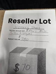 lot 202 image: Reseller Lot Womans Shoes