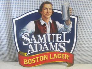 lot 143 image: (G-1) Samuel Adams Boston Lager Tin...