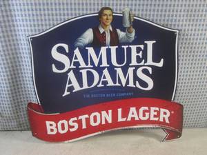 lot 145 image: (G-1) Samuel Adams Boston Lager Tin...