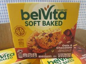 lot 191 image: (EC2) 6 Boxes of Belvita Oats & Cho...