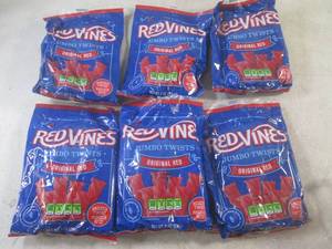 lot 200 image: (B-1) 6 Bags of Red Vines Original ...
