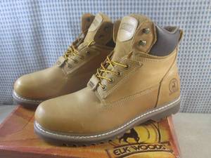 lot 8 image: (CS) Pair of Elk Wood Leather Work ...