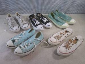 lot 11 image: (A-2) 5 Pairs of Converse All Star ...