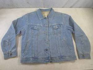 lot 29 image: (BR1) J Jill Lined Denim Jacket Siz...