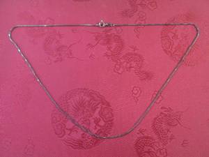 lot 56 image: (CNTR) 925 Silver Necklace 3.57 Gra...