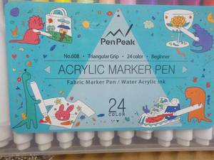 lot 24 image: Acrylic Marker Pens and Art Supplie...