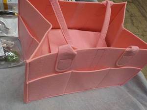 lot 57 image: Fabric Tote Filled with Random Jewe...