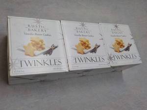 lot 65 image: 3 boxes Rustic Bakery 20 oz Vanilla...