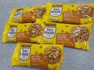 lot 69 image: 5 bags Tollhouse Butterscotch Morse...