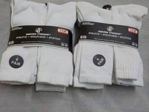 lot 72 image: 12 pair of Wear Proof White Athleti...