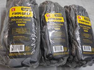 lot 80 image: 36 pair size Large Firm Grip Polyur...