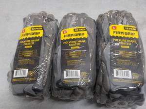 lot 83 image: 36 pair size Large Firm Grip Polyur...