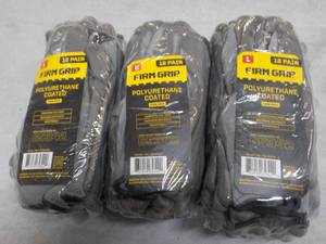 lot 84 image: 36 pair size Large Firm Grip Polyur...