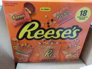 lot 112 image: Reeses 18 pack Variety Box...