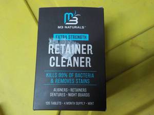 lot 122 image: M3-Naturals Retainer Cleaner...