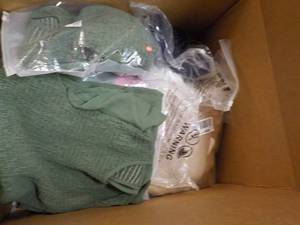 lot 124 image: Box Full of New Clothing from Amazo...