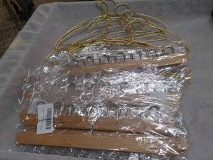 lot 125 image: Wire Belt and Clothes Hangers...