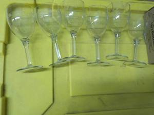 lot 132 image: Set of 6 Stem Goblets...