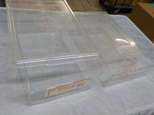 lot 135 image: 2 Plastic Storage Boxes 16 x 11 and...