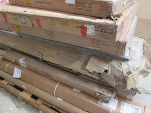 lot 200 image: Pallet of bedframes and other home ...