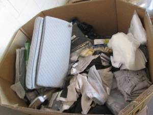 lot 202 image: Pallet of curtains, drapes and othe...