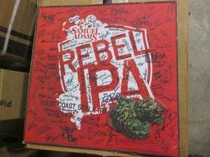 lot 219 image: Metal Rebel IPA sign...