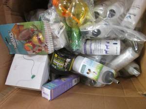 lot 226 image: Assorted pet products and many bott...