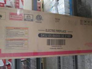 lot 250 image: New electric fireplace...