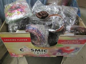 lot 258 image: Large box of new hair accessories g...