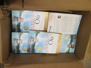lot 266 image: Box of new 90 Minutes in Heaven boo...