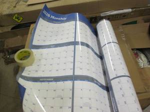 lot 274 image: Lot of 4 laminated 2026 wall calend...