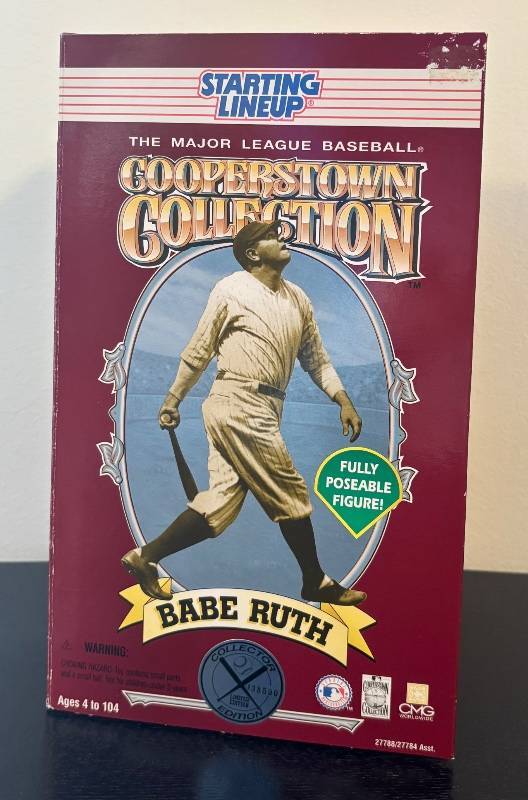 B - Unopened Starting Lineup Cooperstown Collection Babe Ruth
