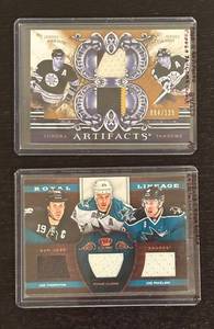 lot 285R image: B - Upper Deck Artifacts Hockey Cards - Tandems & Royal Lineage