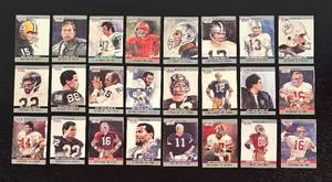 lot 287R image: B - Pro Set NFL MVP Super Bowl Football Cards Lot - The Official NFL Card Set