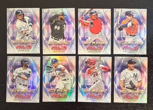 lot 325R image: B - Topps Stars of MLB3 8-Cards - MLB Stars Trading Cards