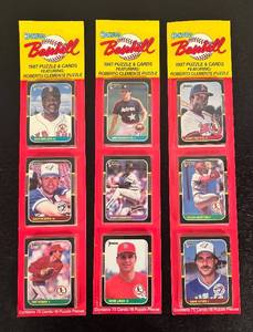 lot 336R image: B - Donruss 1987 Puzzle & Cards Sets